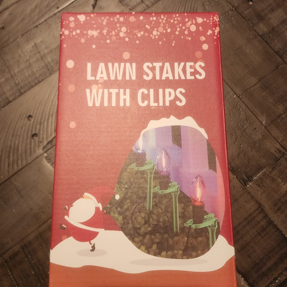 Lawn Stakes Christmas Lights Pathway Markers